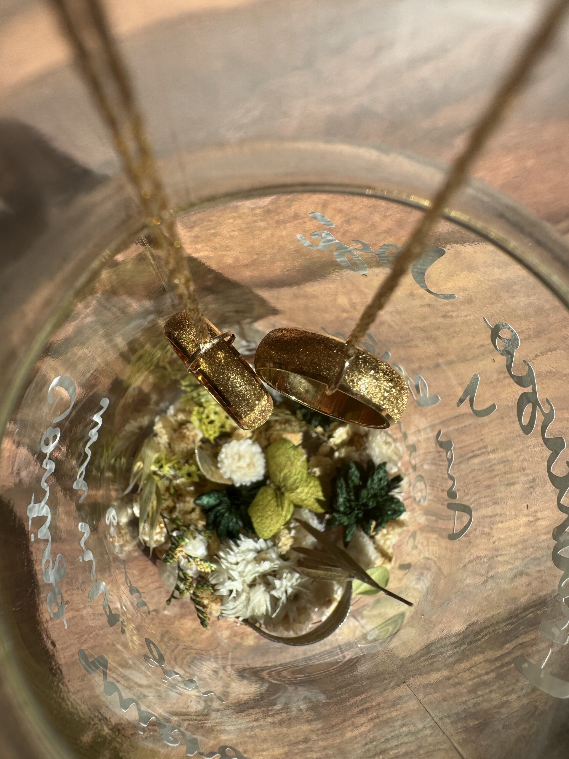 Porta alianzas rústico - 7